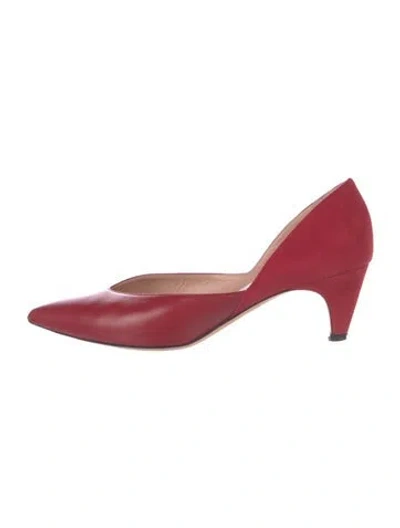 Pre-owned Bally Leather Pumps In Red