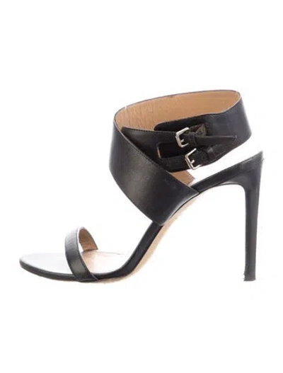 Pre-owned Bally Leather Sandals In Black