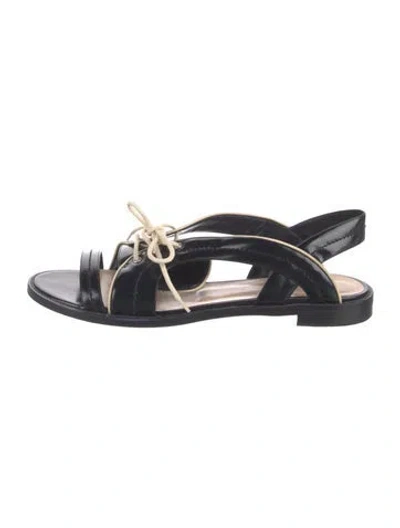 Pre-owned Bally Leather Sandals In Blue