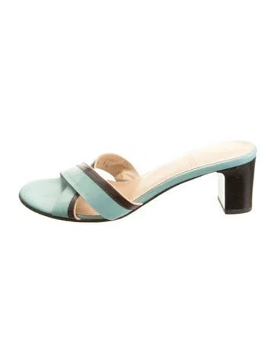 Pre-owned Bally Leather Sandals In Green