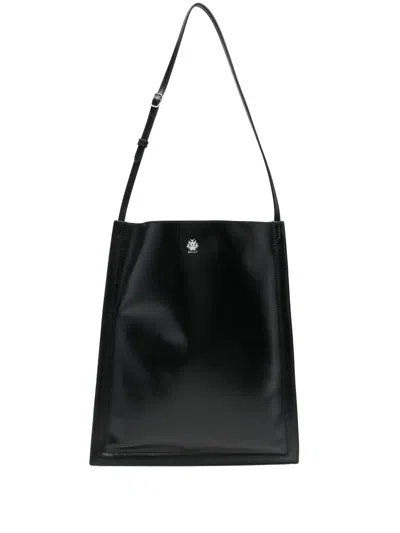 Bally Leather Shoulder Bag In Black