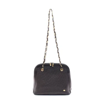 Bally Leather Shoulder Bag Black