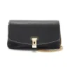 Bally Leather Shoulder Bag Black In Black