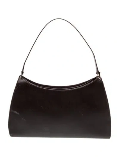 Pre-owned Bally Leather Shoulder Bag In Black