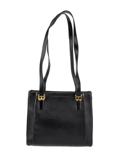 Pre-owned Bally Leather Shoulder Bag In Black
