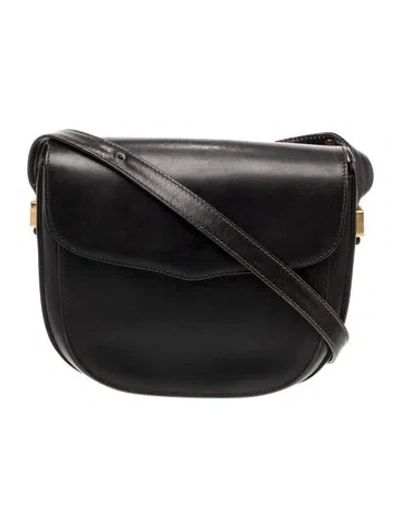 Pre-owned Bally Leather Shoulder Bag In Black