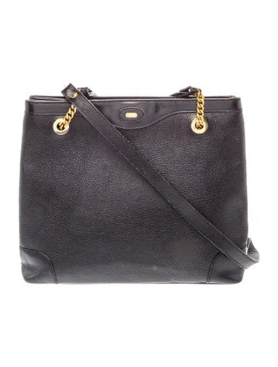 Pre-owned Bally Leather Shoulder Bag In Black