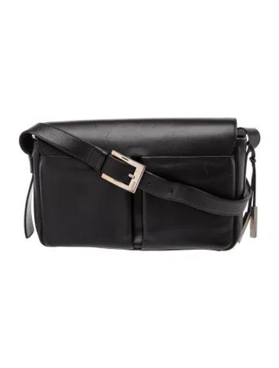 Pre-owned Bally Leather Shoulder Bag In Black