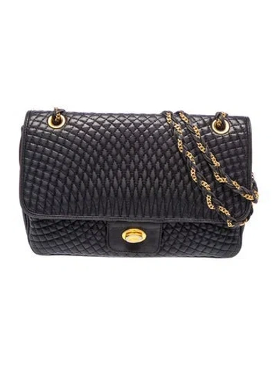 Pre-owned Bally Leather Shoulder Bag In Black
