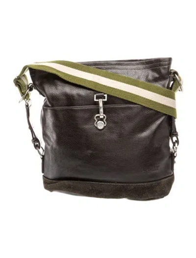 Pre-owned Bally Leather Shoulder Bag In Black
