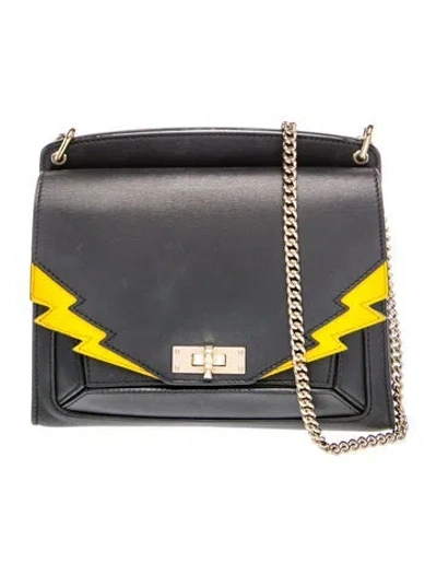 Pre-owned Bally Leather Shoulder Bag In Black
