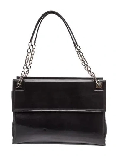 Pre-owned Bally Leather Shoulder Bag In Black