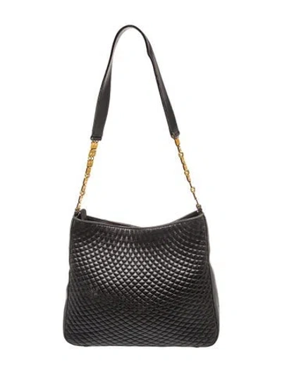 Pre-owned Bally Leather Shoulder Bag In Black