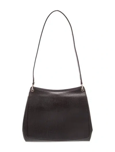Pre-owned Bally Leather Shoulder Bag In Black