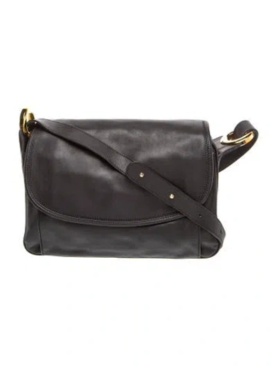 Pre-owned Bally Leather Shoulder Bag In Black
