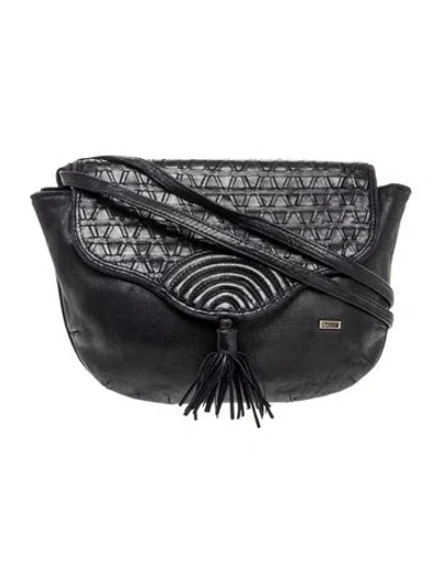 Pre-owned Bally Leather Shoulder Bag In Black
