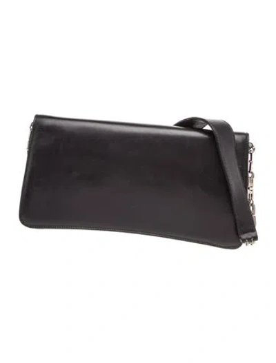 Pre-owned Bally Leather Shoulder Bag In Black