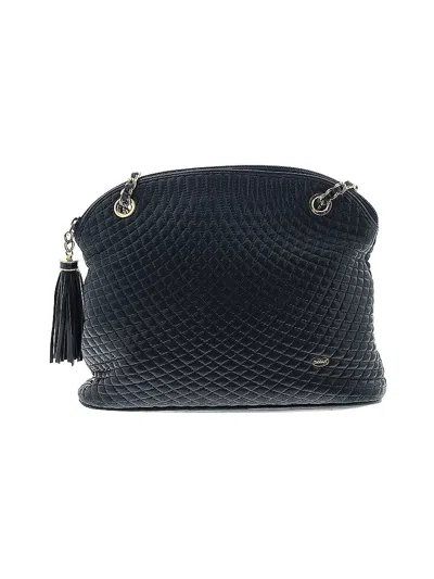 Pre-owned Bally Leather Shoulder Bag In Blue