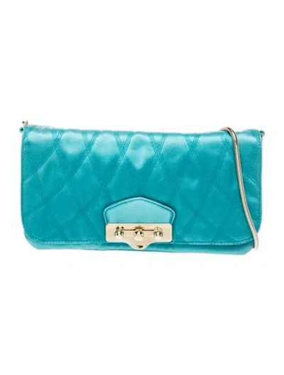 Pre-owned Bally Leather Shoulder Bag In Blue