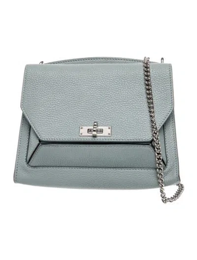 Pre-owned Bally Leather Shoulder Bag In Blue