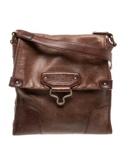 Pre-owned Bally Leather Shoulder Bag In Brown