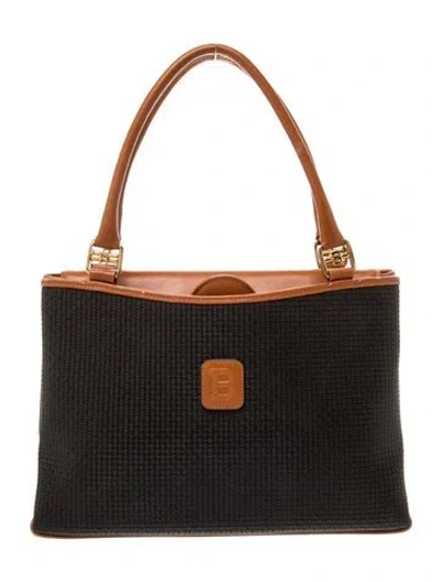 Pre-owned Bally Leather Shoulder Bag In Brown