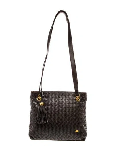 Pre-owned Bally Leather Shoulder Bag In Brown