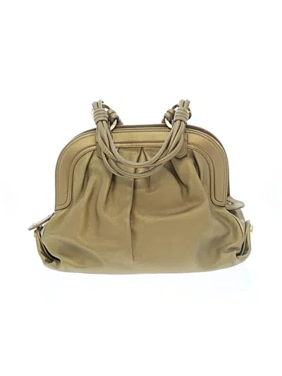 Pre-owned Bally Leather Shoulder Bag In Gold