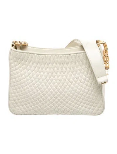 Pre-owned Bally Leather Shoulder Bag In Neutral