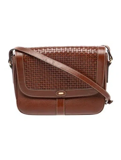 Pre-owned Bally Leather Shoulder Bag In Neutral