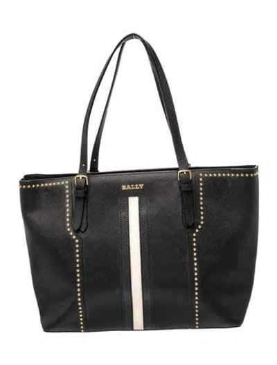 Pre-owned Bally Leather Shoulder Bag In Neutral