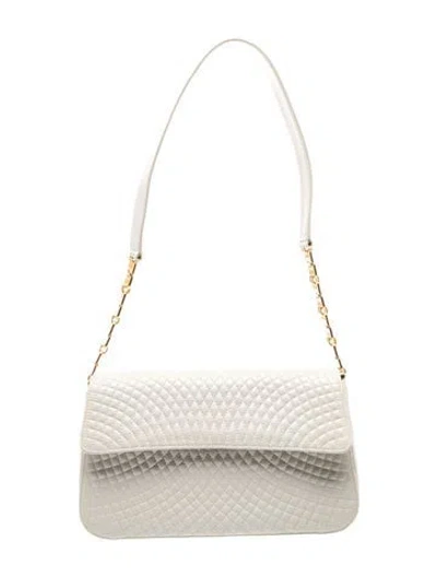 Pre-owned Bally Leather Shoulder Bag In Neutral