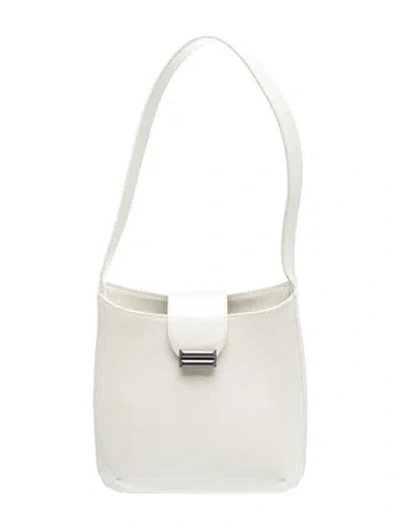 Pre-owned Bally Leather Shoulder Bag In Neutrals