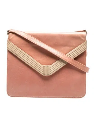 Pre-owned Bally Leather Shoulder Bag In Pink