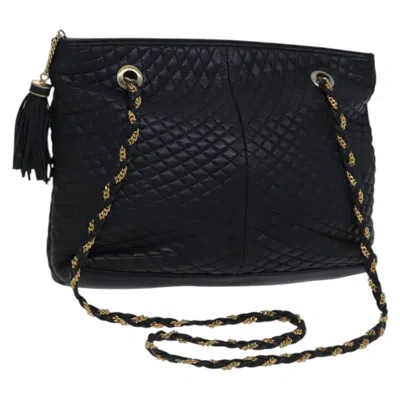 Pre-owned Bally Leather Shoulder Bag () In Black