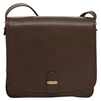 Pre-owned Bally Leather Shoulder Bag () In Brown