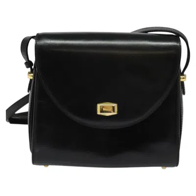 Pre-owned Bally Leather Shoulder Bag () In Black