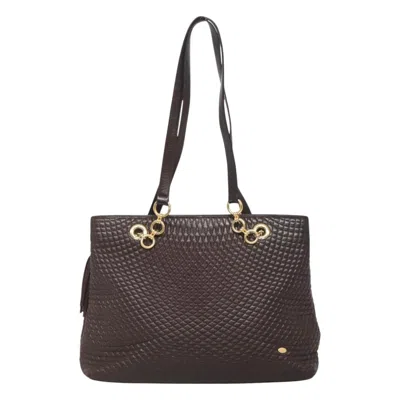 Pre-owned Bally Leather Shoulder Bag () In Brown