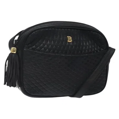Pre-owned Bally Leather Shoulder Bag () In Black