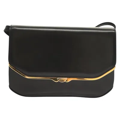 Pre-owned Bally Leather Shoulder Bag () In Black