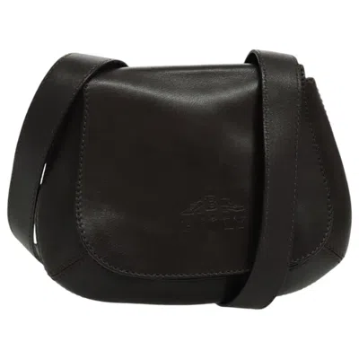 Pre-owned Bally Leather Shoulder Bag () In Black