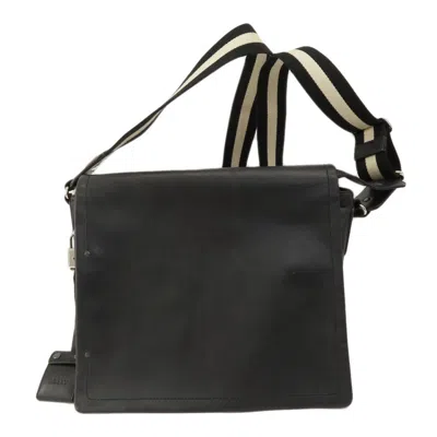 Pre-owned Bally Leather Shoulder Bag () In Black