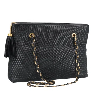 Pre-owned Bally Leather Shoulder Bag () In Black