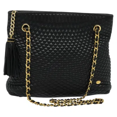 Pre-owned Bally Leather Shoulder Bag () In Black