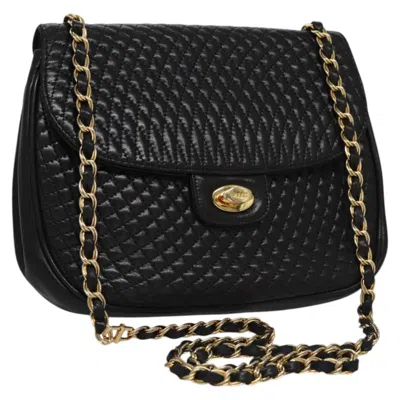 Pre-owned Bally Leather Shoulder Bag () In Black