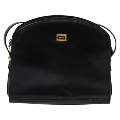 Pre-owned Bally Leather Shoulder Bag () In Black