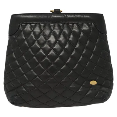 Pre-owned Bally Leather Shoulder Bag () In Black