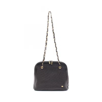 Pre-owned Bally Leather Shoulder Bag () In Black