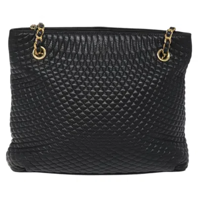 Pre-owned Bally Leather Shoulder Bag () In Black