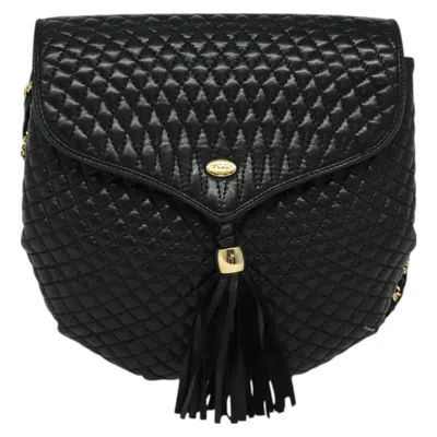 Pre-owned Bally Leather Shoulder Bag () In Black